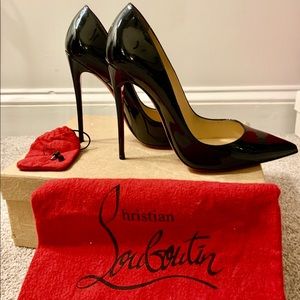 Christian Louboutin So Kate 120 Black pumps sz 39